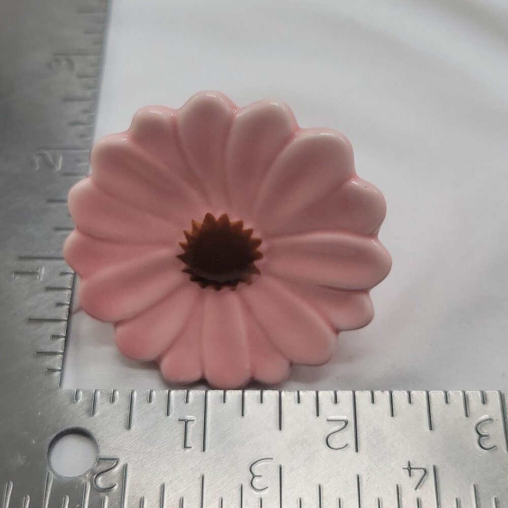 Nora Fleming "Flower Power" Mini Gerber Daisy Pink A41 Ceramic Charm For Serving - Picture 6 of 8